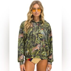 NWT Aviator Nation Jungle Relaxed Hoodie